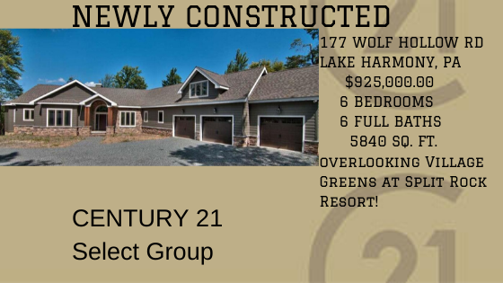 Luxury Golf Course lifestyle waiting for YOU @ 177 Wolf Hollow Rd Lake Harmony, Pa