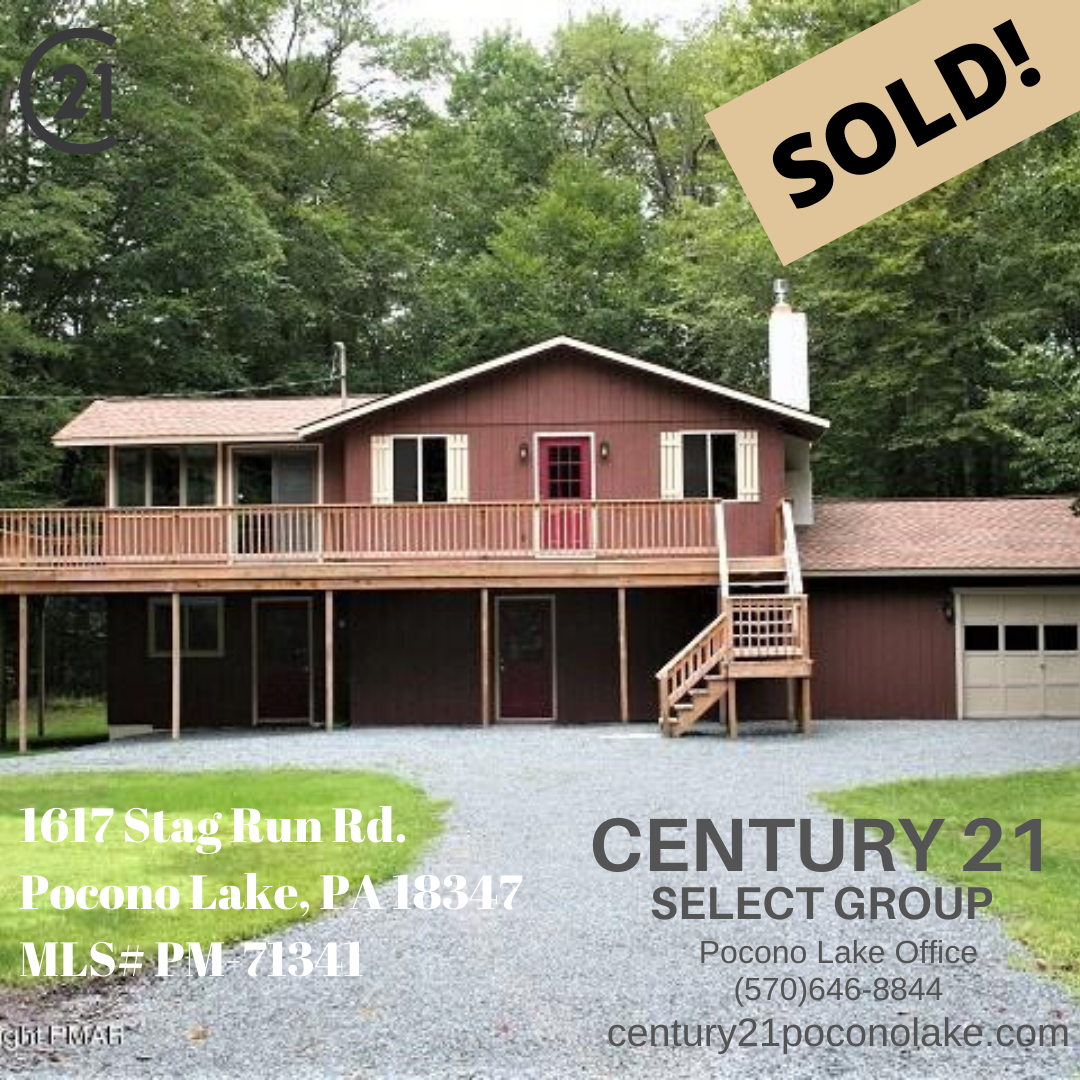 And Sold! Congrats to the New Owners of 1617 Stag Run Road, Pocono Lake, PA MLS: PM-71341