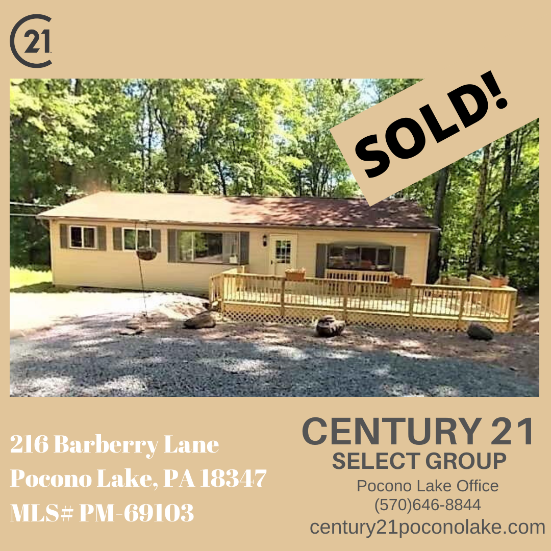 Happy Days are ahead for the New Owners of 216 Barberry Lane, Pocono Lake MLS: PM-69103