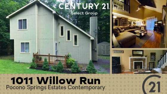 1011 Willow Run: Remodeled Contemporary in Pocono Springs Estates