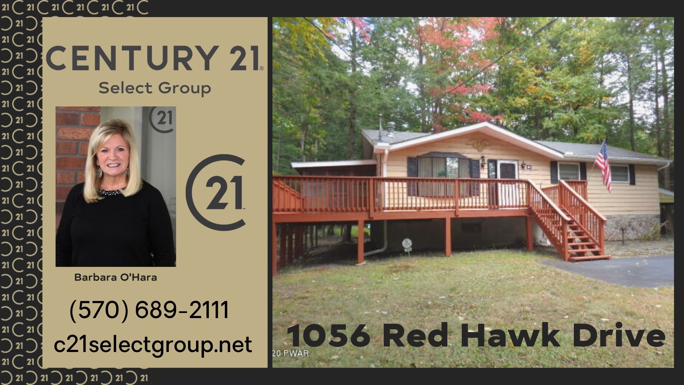 1056 Red Hawk Drive: Lovely Ranch in Wallenpaupack Lake Estates