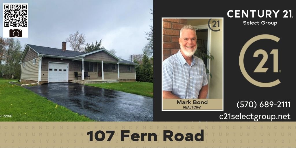 107 Fern Road: Ranch Home in Roaring Brook Township