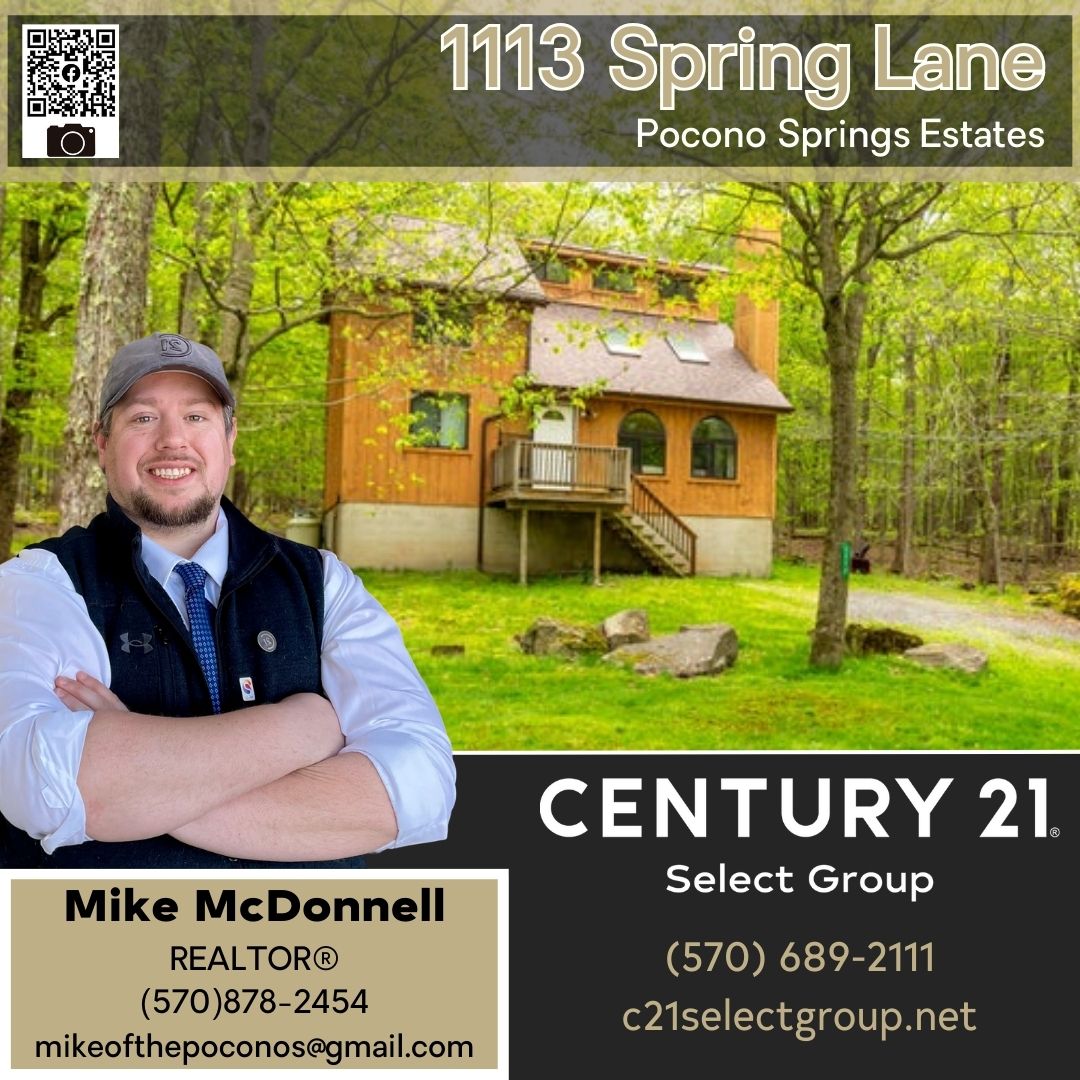 1113 Spring Lane: 4 Bedroom Home in Pocono Springs Estates