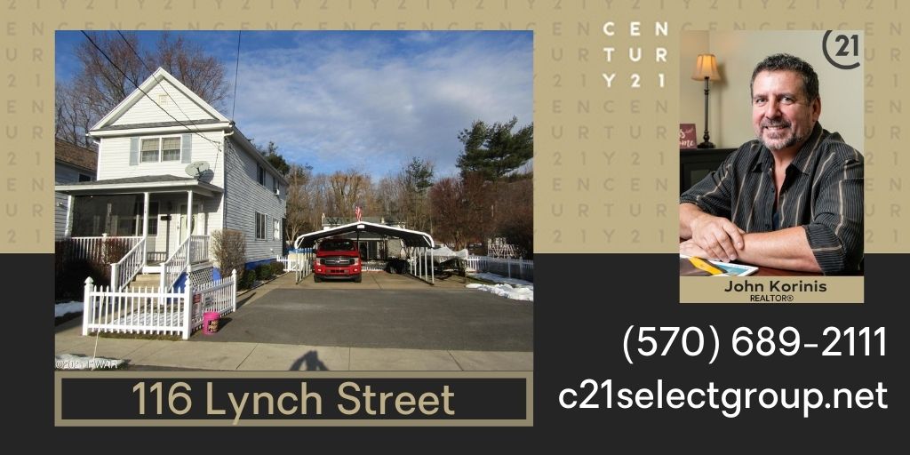 116 Lynch Street: Home for Sale in Great Olyphant Location