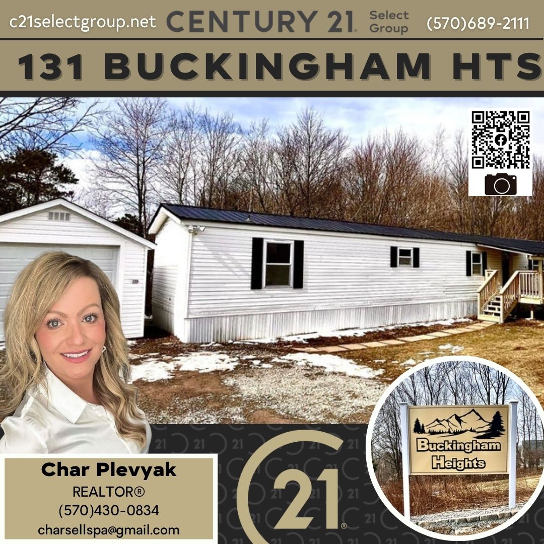 NEW PRICE! 131 Buckingham Heights: Updated Mobile with Garage