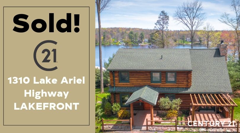 Sold! 1310 Lake Ariel Highway LAKEFRONT