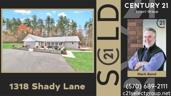 SOLD!  1318 Shady Lane: Honesdale