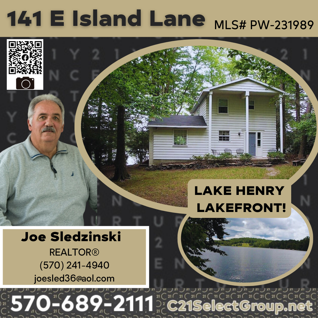 141 E Island Lane: Captivating LAKEFRONT Home on Lake Henry
