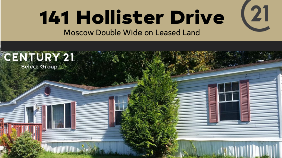 141 Hollister Drive: Moscow Double Wide on Leased Land