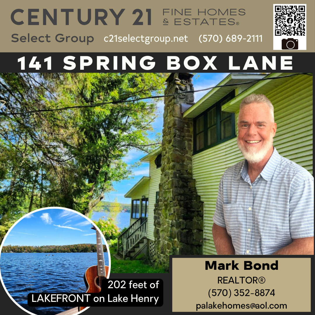141 Spring Box Lane:  Colonial LAKEFRONT on Lake Henry