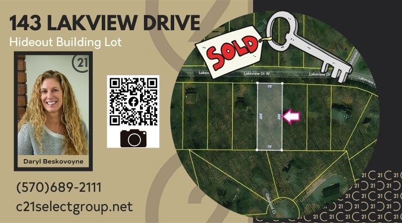 SOLD! 143 Lakeview Drive: The Hideout