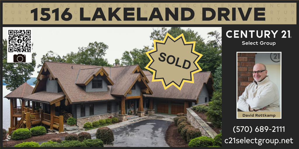 SOLD! 1516 Lakeland Drive: Lakeland Colony LAKEFRONT on Lake Wallenpaupack