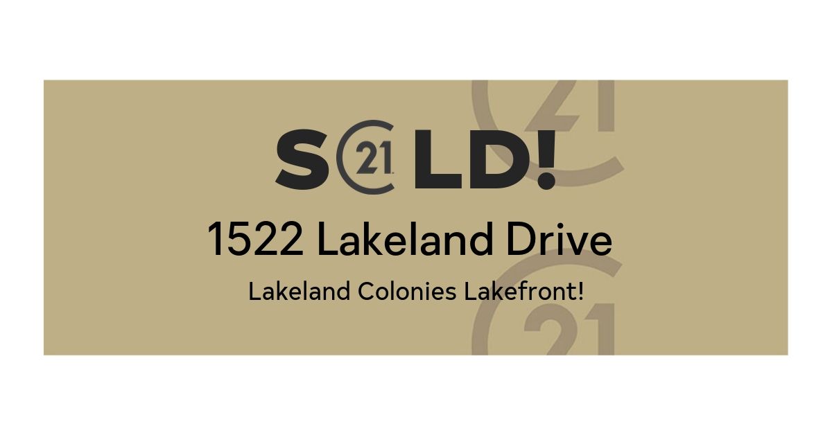 SOLD! 1522 Lakeland Drive: Lakeland Colony