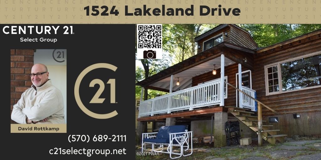1524 Lakeland Drive: LAKEFRONT Cabin on Lake Wallenpaupack