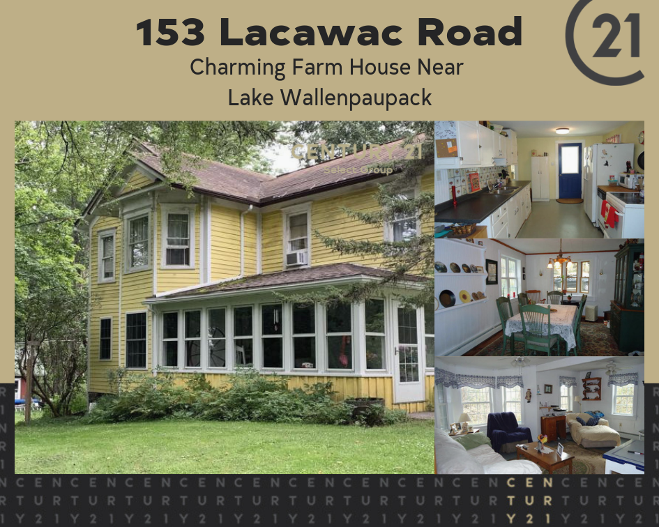 153 Lacawac Road: Charming Farm House Near Lake Wallenpaupack