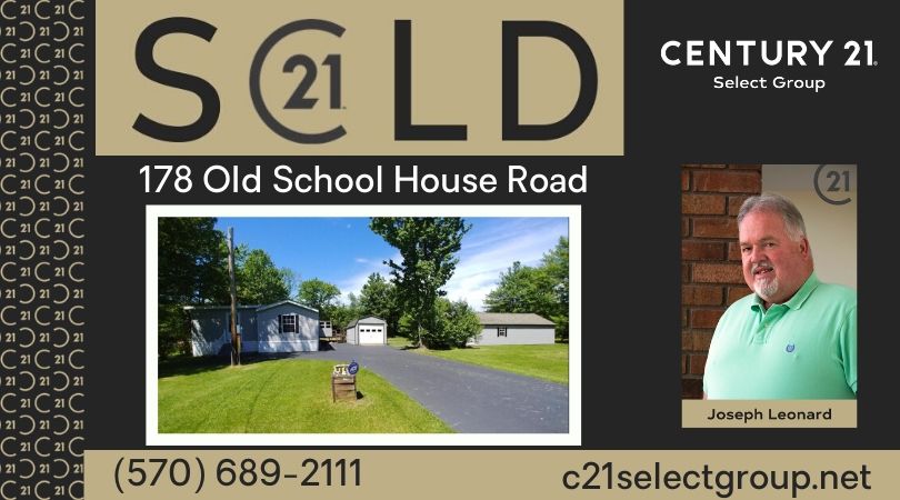 SOLD! 178 Old School House Road: Covington Township
