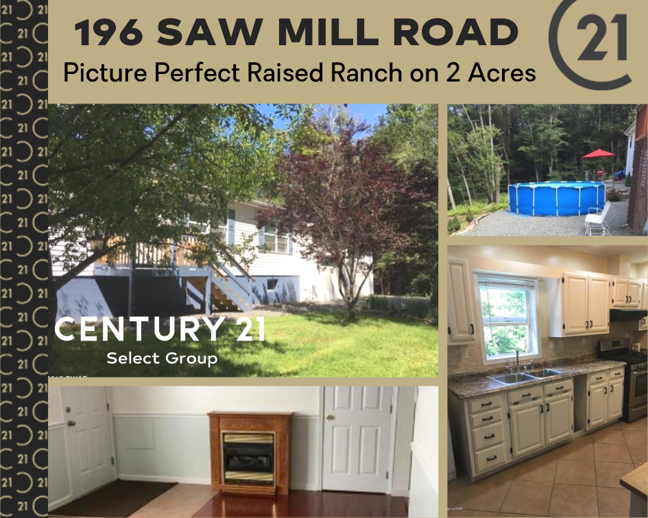 196 Saw Mill Road: Picture Perfect Raised Ranch on 2 Acres
