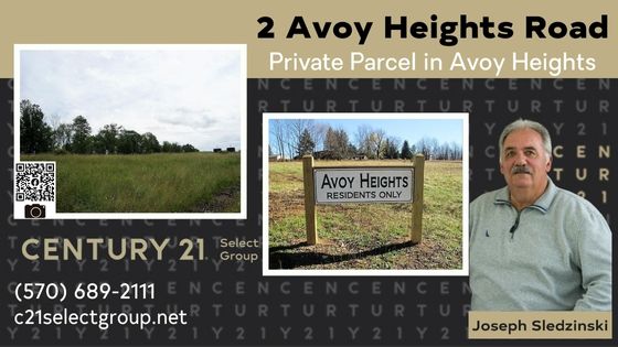NEW REDUCED PRICE! Lot 2 Avoy Heights Road: Private Parcel in Avoy Heights