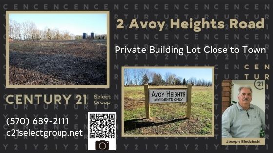 2 Avoy Heights Road: Private Building Lot Close to Town