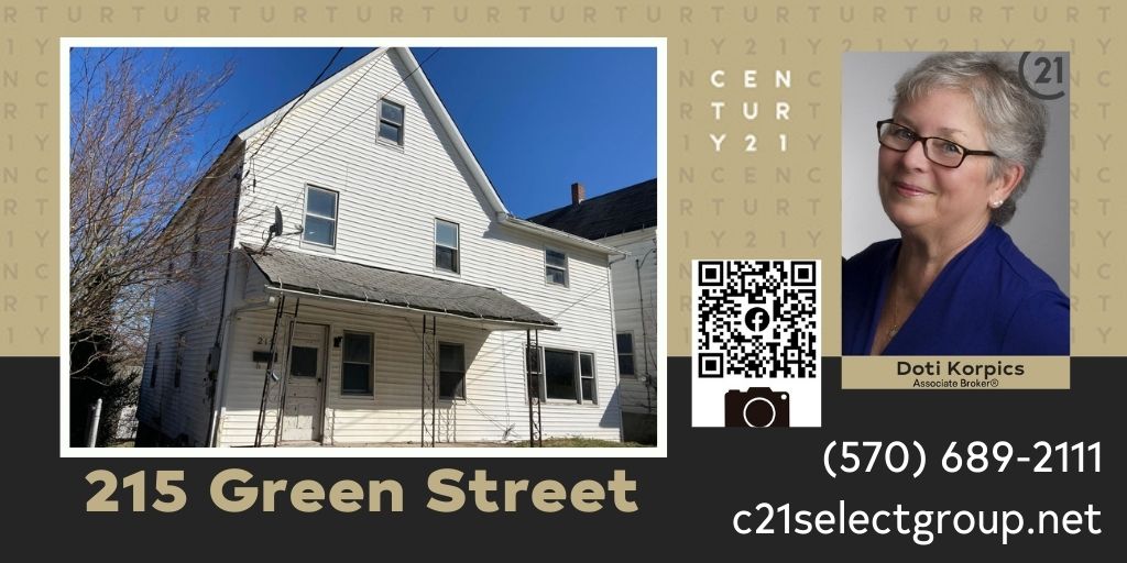 215 Green Street: Fixer Upper with Potential in Honesdale