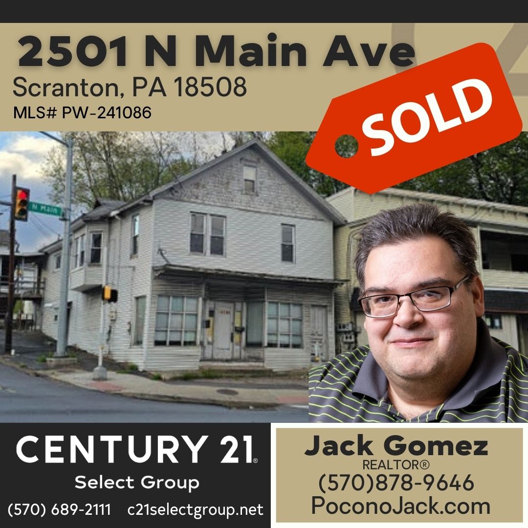 SOLD! 2501 N Main Ave: Scranton Multi Unit with Store Front