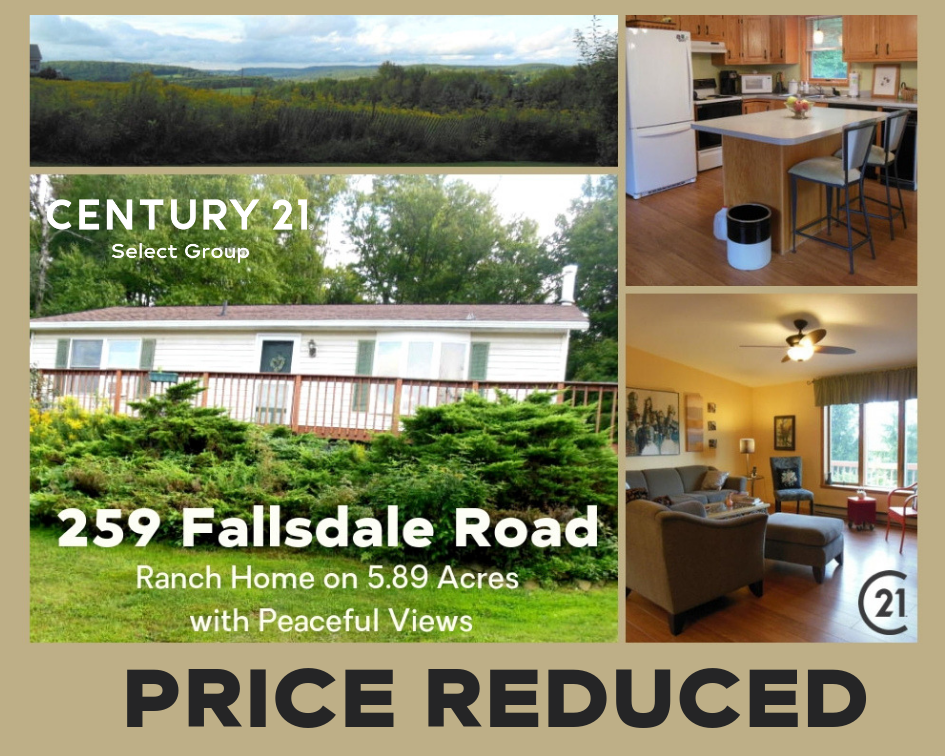 PRICE REDUCED! 259 Fallsdale Road: Ranch Home with Peaceful Views on 5+ Acres!