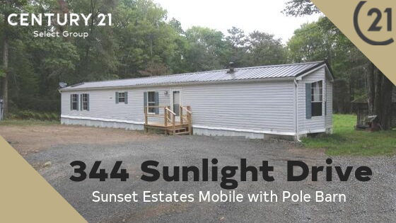 344 Sunlight Drive: Sunset Estates Mobile with Pole Barn