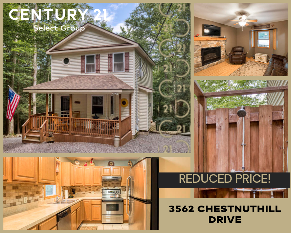 NEW REDUCED PRICE! 3562 Chestnuthill Drive: Cozy Hideout Home with Outdoor Shower