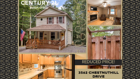 NEW REDUCED PRICE! 3562 Chestnuthill Drive: Cozy Hideout Home with Outdoor Shower