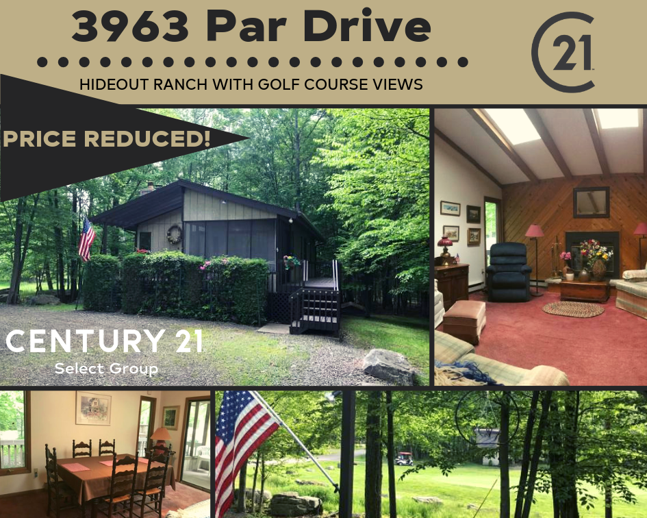 PRICE REDUCED! 3963 Par Drive: Hideout Ranch With Golf Course Views