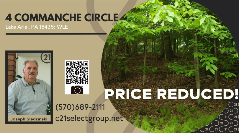 PRICE REDUCED! 4 Commanche Circle: Beautiful Wooded Lot in WLE