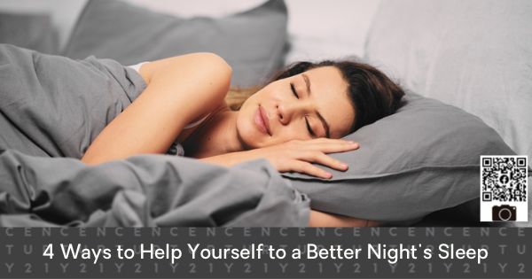 4 Ways to Help Yourself to a Better Night's Sleep