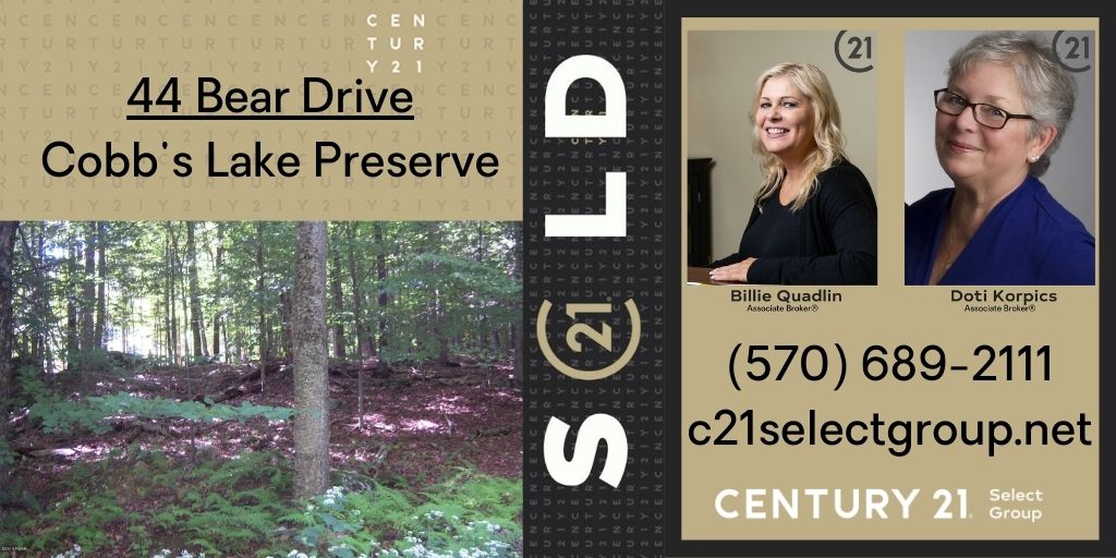 SOLD! 44 Bear Drive: Cobb's Lake Preserve