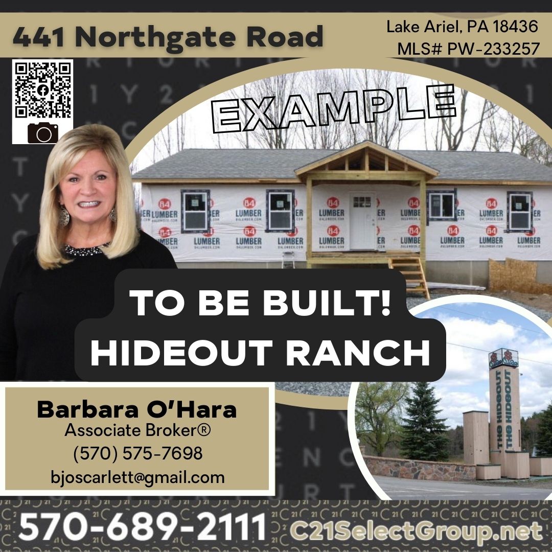 411 Northgate Road: To Be Built Hideout Ranch