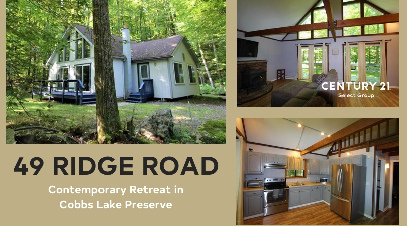 49 Ridge Road: Contemporary Retreat in Cobb's Lake Preserve