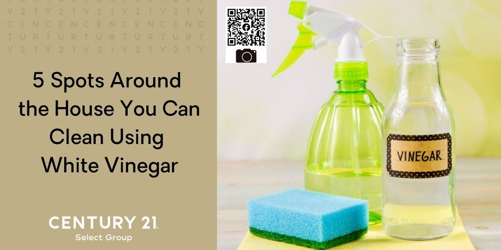 5 Spots Around the House You Can Clean Using White Vinegar