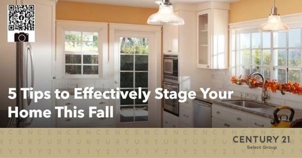 5 Tips to Effectively Stage Your Home This Fall