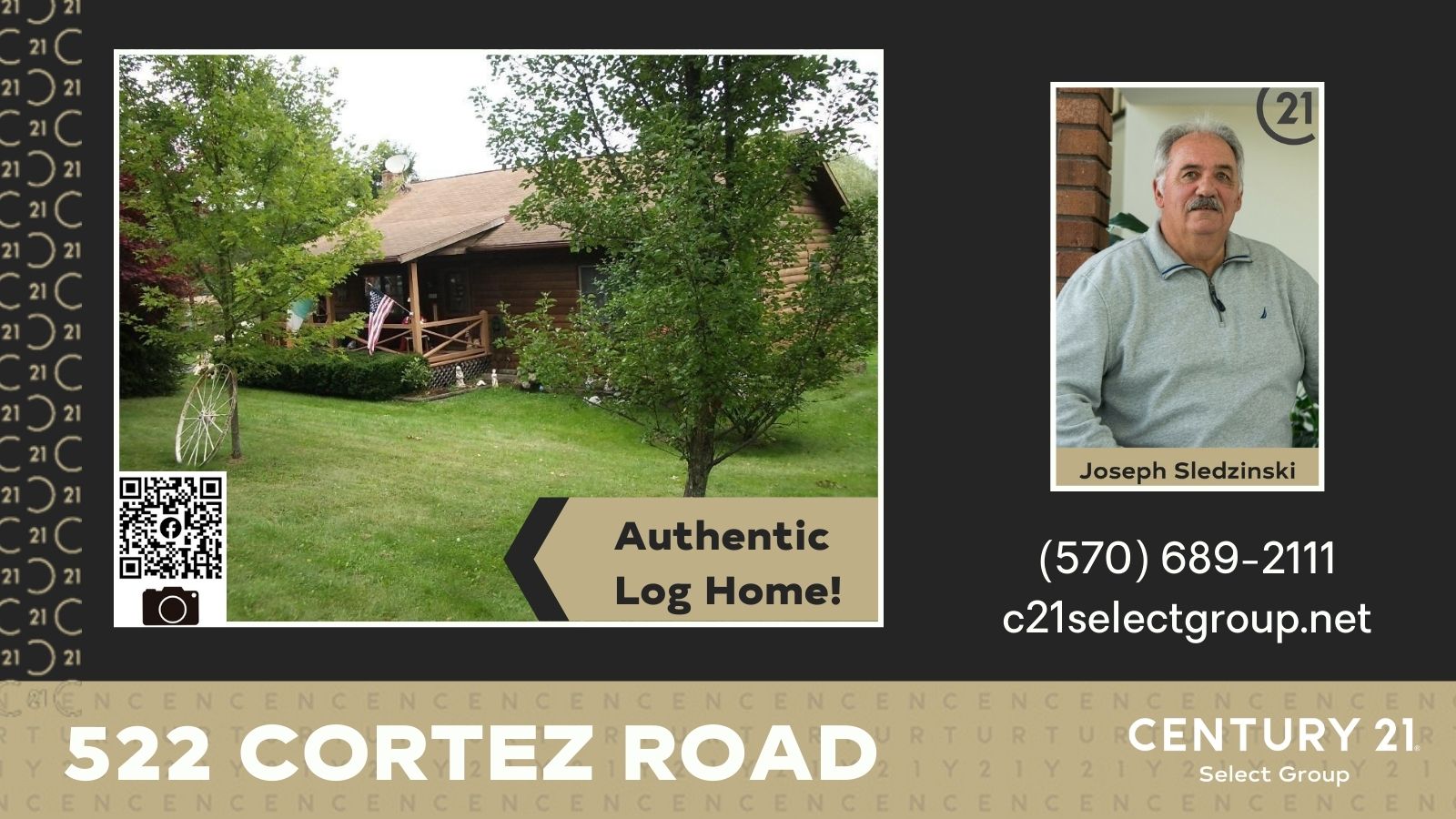 522 Cortez Road: Jefferson Township Log Home