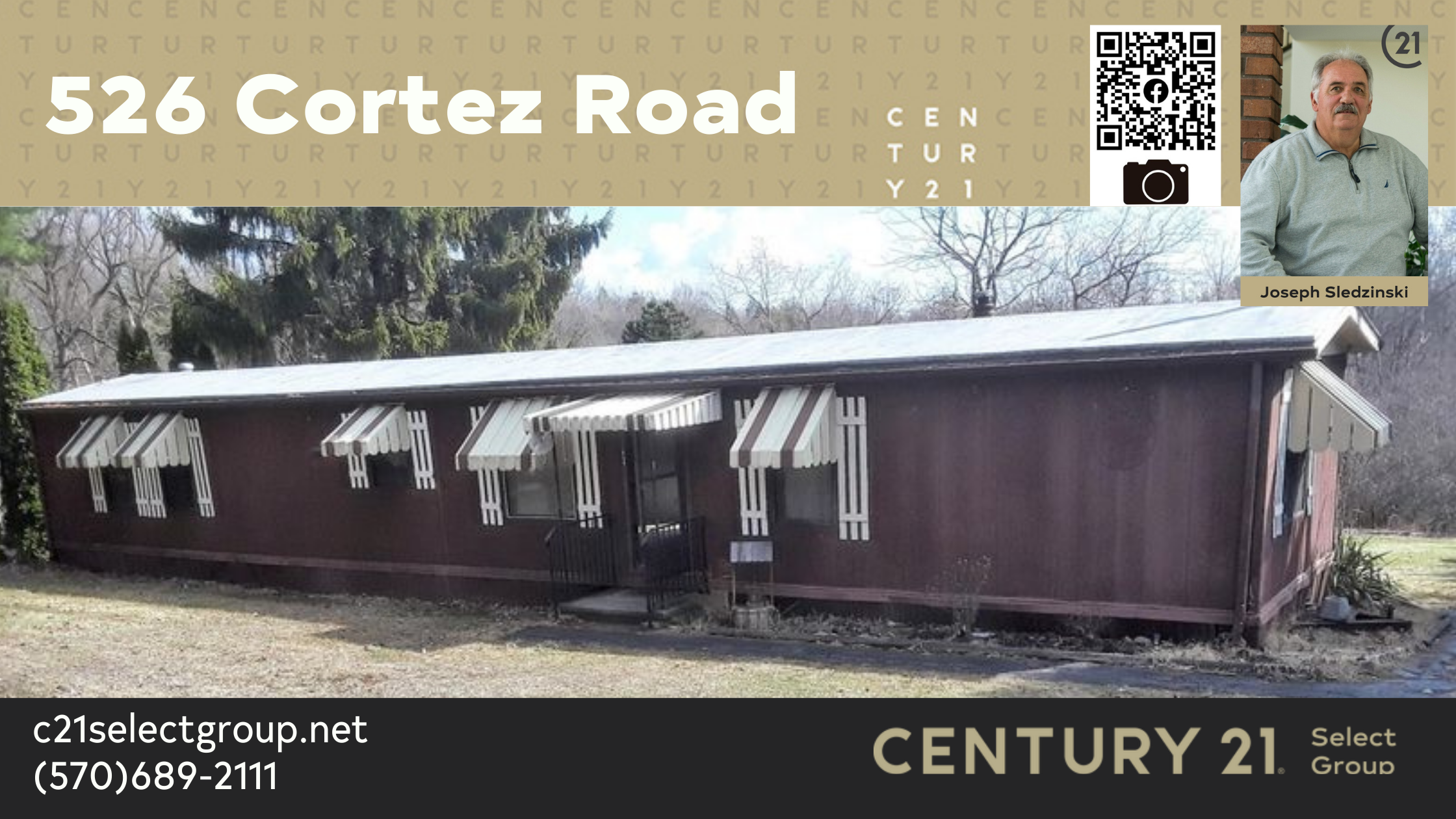 526 Cortez Road: Mobile Home on a Half Acre