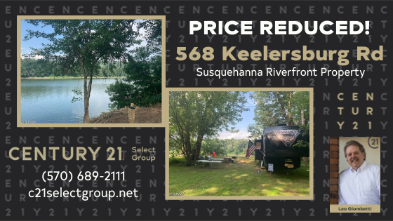 PRICE REDUCED! 568 Keelersburg Road: Susquehanna Riverfront Property