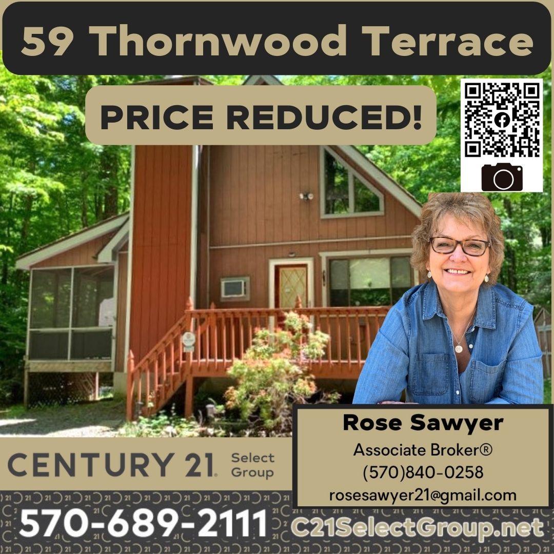 NEW PRICE! 59 Thornwood Terrace: Hideout Chalet For Sale