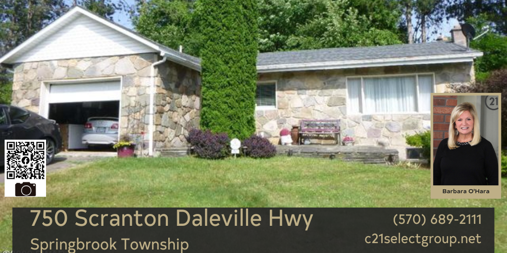 750 SR 307 Hwy:  2 BR Stone House in Springbrook Township