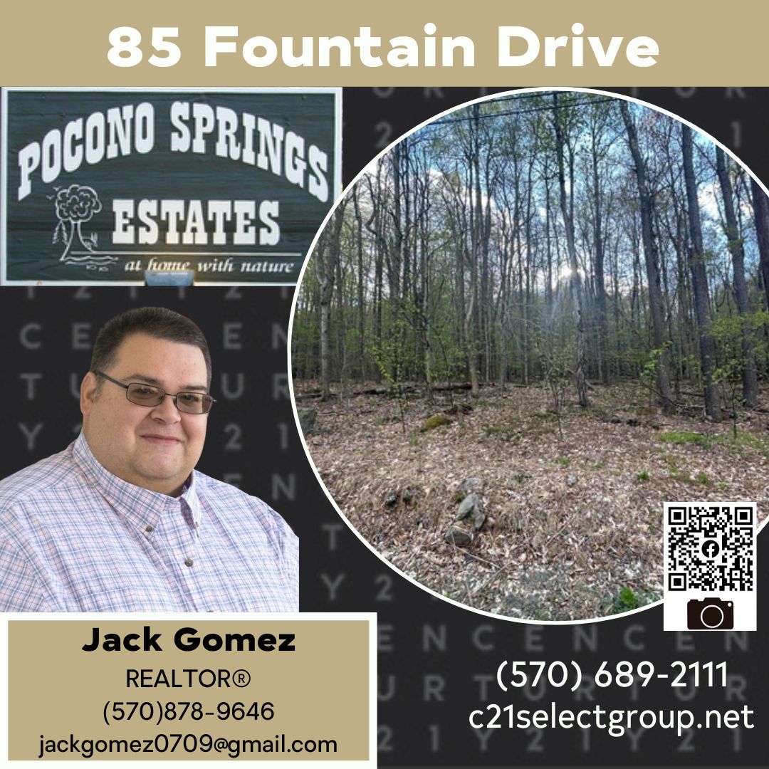 85 Fountain Drive: Pocono Springs Estates Vacant Land