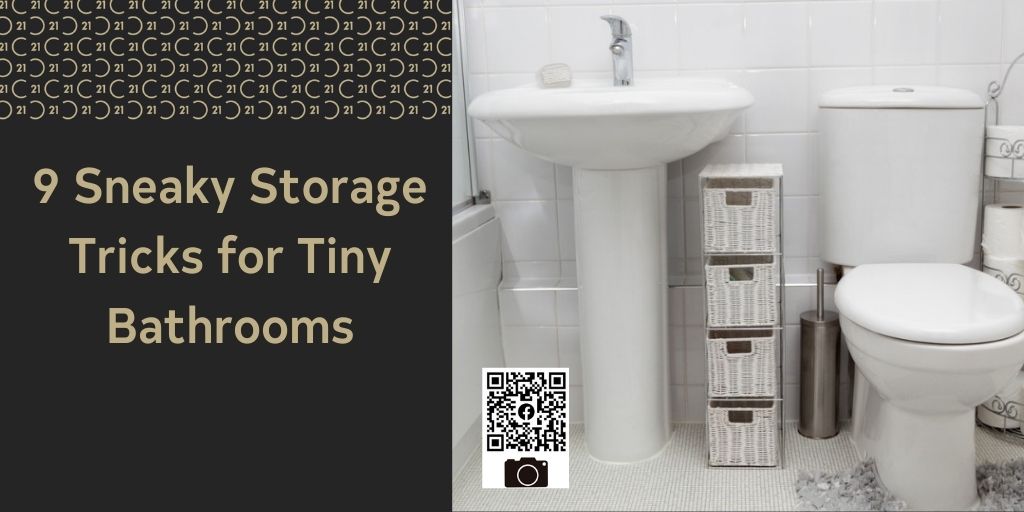 9 Sneaky Storage Tricks for Tiny Bathrooms