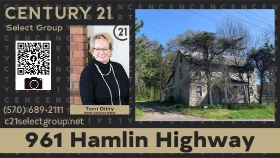 NEW PRICE!  961 Hamlin Highway: 1870's Colonial on 12.77 Acres