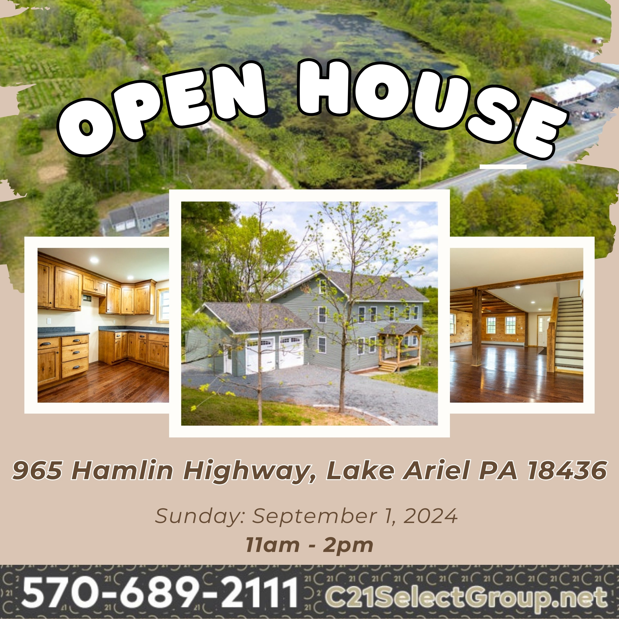 OPEN HOUSE!  965 Hamlin Hwy: Restored Farmhouse on 2+ Acres