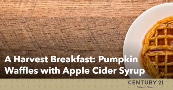 A Harvest Breakfast: Pumpkin Waffles with Apple Cider Syrup