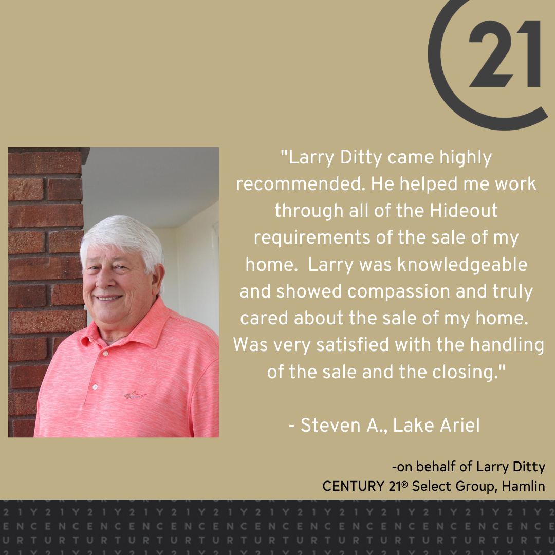 Larry Ditty was knowledgeable and showed compassion!