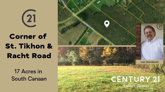 St. Tikhon & Old Racht Road: 17 Acres in South Canaan