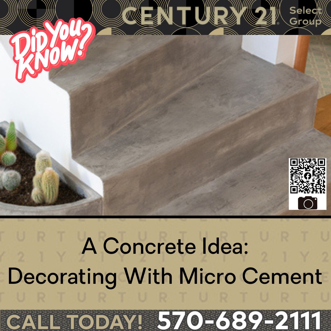 Decorating with Micro Cement